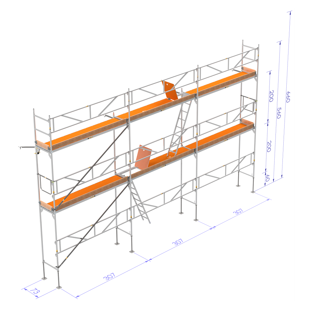 Modulställning (stål)